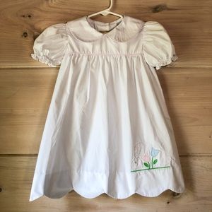 TBBC Daphne Bunny Dress in Worth Avenue White